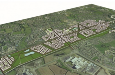 A plan for Dublin's newest town has been given the green light - but not everyone is happy