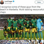 Lord Sugar apologised on Twitter after posting and deleting a racist tweet about Senegal's football team