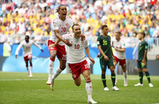 Eriksen gives Martin O'Neill flashbacks in ITV studio with sweet strike against Australia