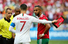 World Cup referee 'strongly refutes' claims he asked for Ronaldo's jersey at half-time