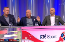 Liam Brady and Richie Sadlier were at odds after VAR helped overturn Neymar's penalty claim