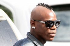 Mario Balotelli escapes unhurt after car crash