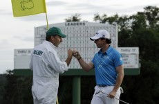 US Masters: Rory McIlroy saves himself by going right