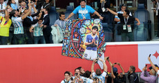 Maradona receives treatment after Argentina's dramatic win