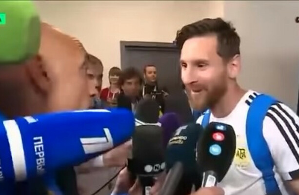 Messi stuns reporter by revealing he wore good-luck charm passed on by ...