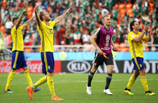 Mexico well beaten by Sweden but both progress to knockouts at Germany's expense