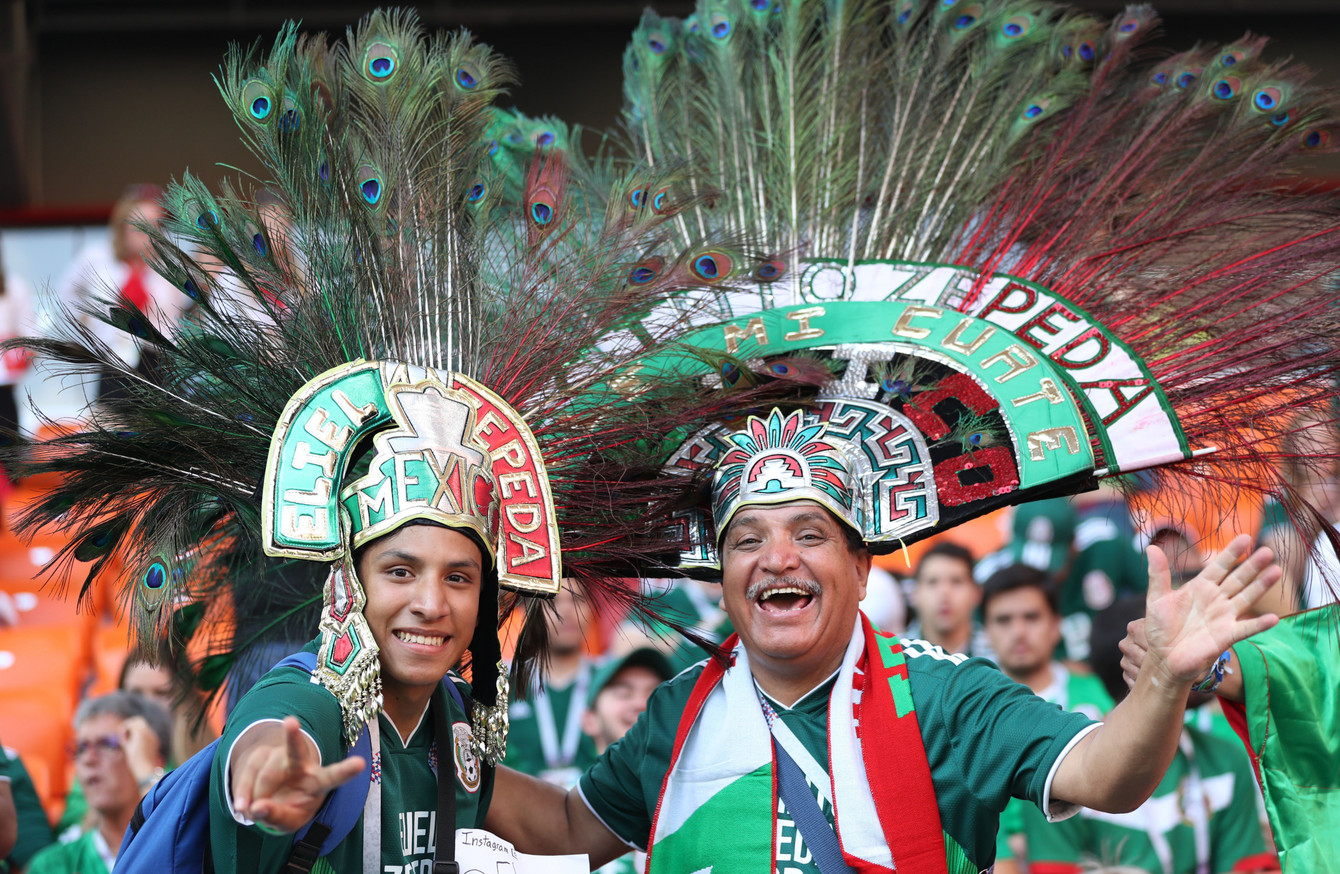 Great fans. Mexico Fans.