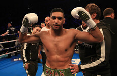 Amir Khan follows up 39-second KO in comeback fight by announcing next bout
