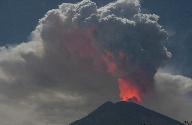 16,000 travellers stranded after massive volcanic eruption in Bali