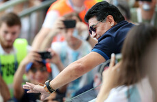 Maradona returns to health to watch France v Argentina