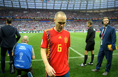 Iniesta announces international retirement following Spain's World Cup exit