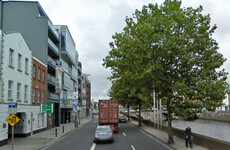Cyclist knocked down by truck in Dublin city centre