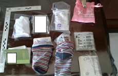 £1,500 hidden in socks seized in Longford house raid