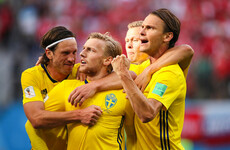 Bundesliga star Forsberg on target as Sweden book World Cup quarter-final spot