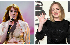 Florence Welch needed a drink the first time she saw Adele perform because she was so good