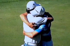 WATCH: McIlroy and Garcia embrace each other