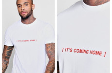 Of course Boohoo have come out with a 'lt's Coming Home' t-shirt for the World Cup