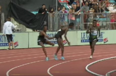 Watch: Ethiopian athlete pulls race leader's shorts in bizarre finish to men's 5,000m