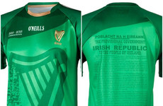 1916 jersey 'by far' the best selling in O'Neill's 100 year history with sales of €2 million
