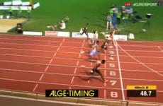 Watch: Thomas Barr storms from second-last to win 400m hurdles in season's best time