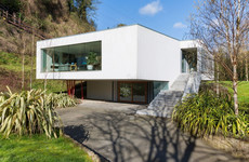 This contemporary family home has floor-to-ceiling views of the Wicklow hills