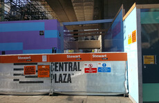 Pedestrian walkway along old Central Bank site to be closed until 2020
