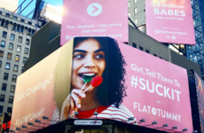 Jameela Jamil blasted a company for advertising their appetite suppressants in Times Square