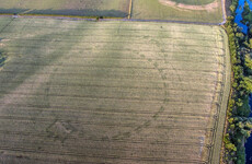 Recent drought led to archaeological discovery of circular enclosure near Newgrange