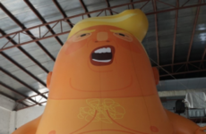 Trump arrives in the UK today and will be greeted by a balloon showing him as an angry baby