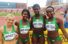 Watch: Ireland's 4x100m relay team win heat to power into World Championship final