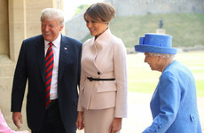 After tea with Queen Elizabeth, Trump flies to Scotland for some golf
