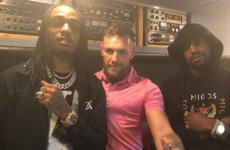 Conor McGregor went to Longitude yesterday and sparred with Migos