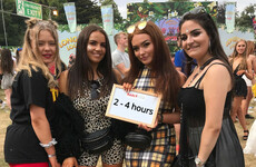 This is how long it took the guys and gals of Longitude to get ready