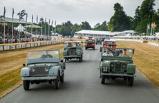 Land Rover celebrates 70 years with its largest ever parade of vehicles at Goodwood
