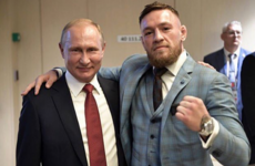 Twitter is raging with Conor McGregor for dubbing Putin 'one of the greatest leaders of our time'