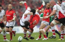 Ulster's Afoa cited for alleged 'tip tackle' on Jones