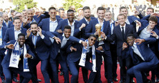 Pogba serenades Kanté after 500,000 welcome victorious French team on Champs-Elysees