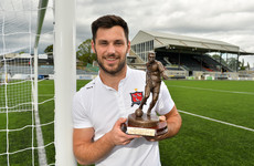 Dundalk striker's stellar form sees him land LOI Player of the Month award