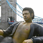 A 25-foot statue of Jeff Goldblum has been erected in London
