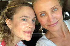 Here's why Cameron Diaz and Drew Barrymore went makeup free for a selfie