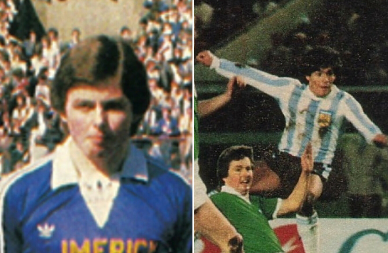 I Played For That Jersey The Limerick Lad Who Marked Maradona And Battled Real Madrid In The European Cup