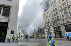 Massive steam pipe explodes underneath New York's Fifth Avenue