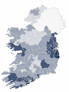 Eircode Map Of Ireland Eircode · The42