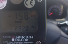 Gardaí stop driver who was going 158kph on 100kph road