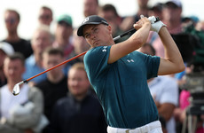 Champion Spieth in three-way tie for the lead as Woods and McIlroy remain in Open contention