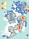 Maps show distribution of wealth in 14th-century Ireland