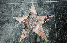 Donald Trump's Walk of Fame star is back after being vandalised with a pickaxe