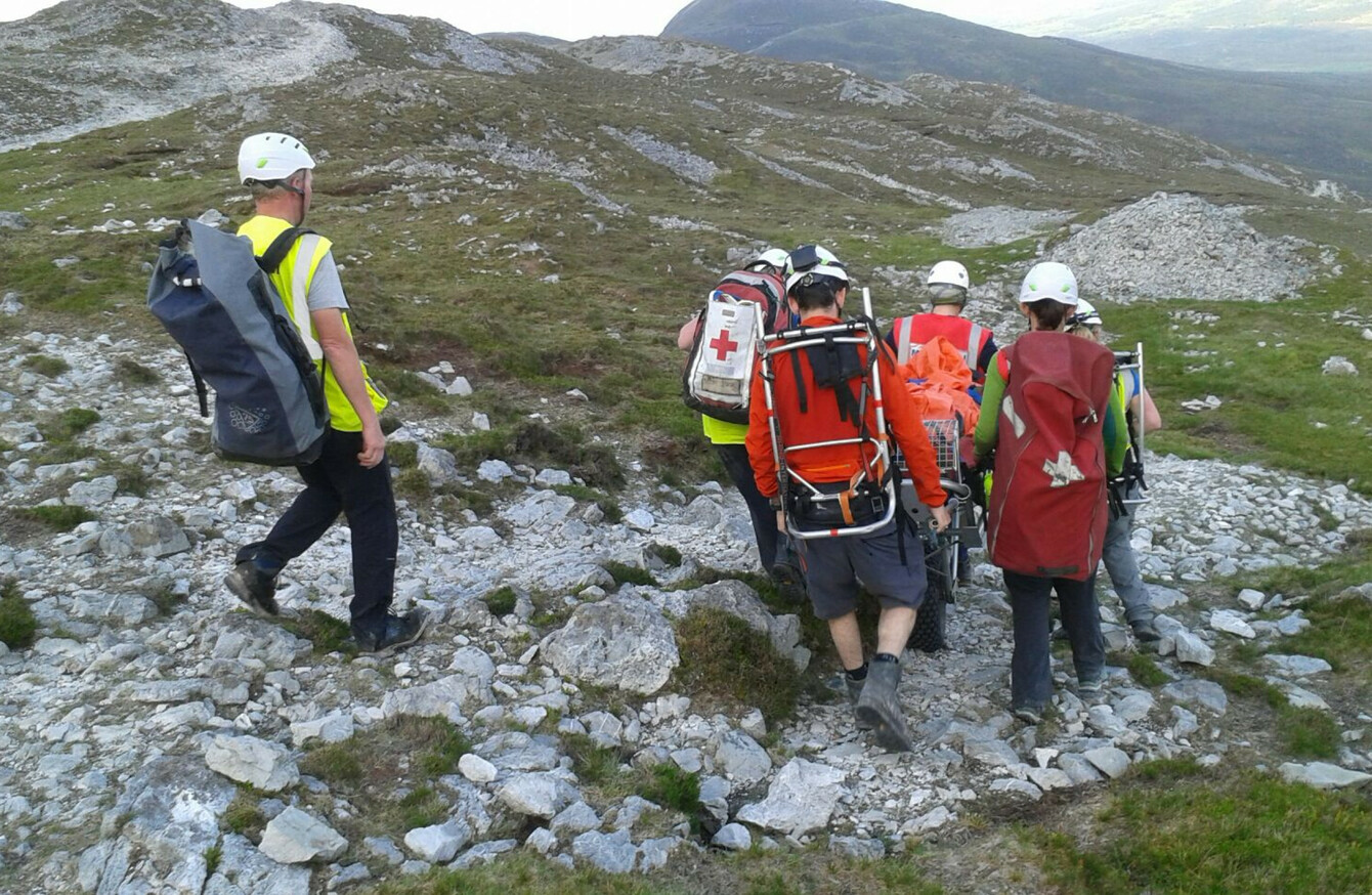 Barefoot pilgrims, 13 masses and 140 rescuers Busy Reek Sunday climb