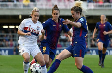 Barcelona women's team relegated to economy while men's team fly business class in first mixed tour