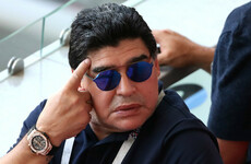 Diego Maradona calls into live TV show to call nephew a 'coward'